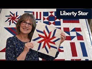 Liberty Star Quilt Block Tutorial | Stars & Stripes QAYG Quilt Challenge (Red White & Blue)