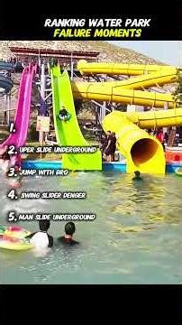 Ranking Water Park Failure Moments 😭💀