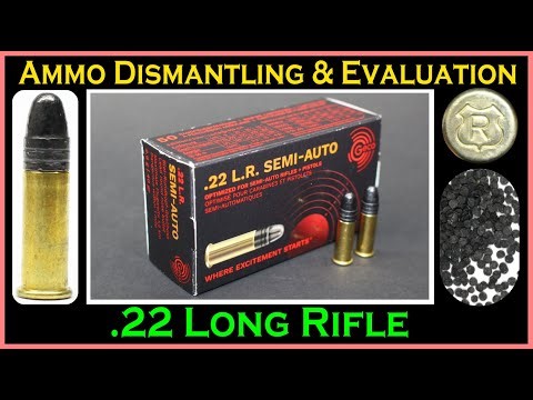 22LR Deconstruction (Geco 40gr - Semi-Auto LRN - 2135899) Ammo Dismantling & Evaluation