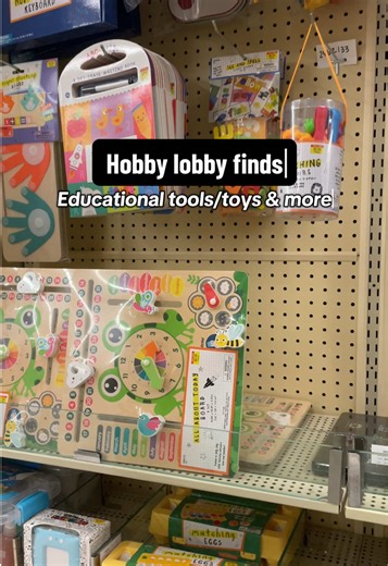 Hobby Lobby Finds: Educational Tools for Toddler Learning