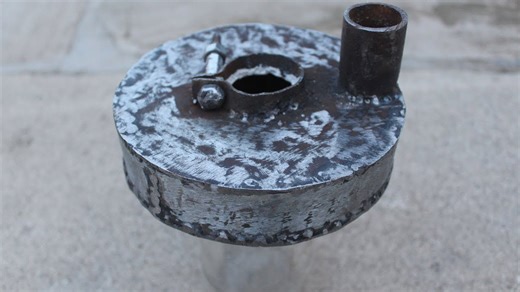 How to make a flour mill machine from angle grinder