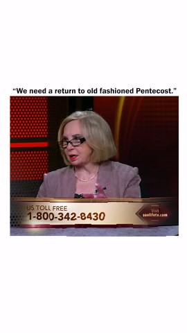 "We need a return of old fashioned Pentecost." 🔥 📺 Watch Frances & Friends LIVE every week day at 9AM on the SonLife Broadcasting Network, YouTube, and Facebook. #SBN | SonLife Broadcasting Network