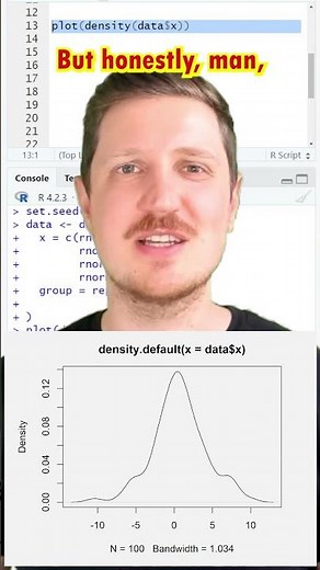Wow!!! THIS R Density PLOT Looks Gorgeous #shorts #rstats #programming #ggplot2 #datavisualization