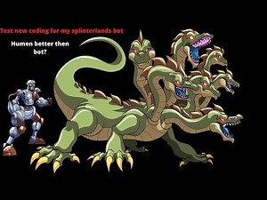 Is Bot better then Humen to play Splinterlands? — Hive