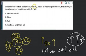 When under certain conditions, the \mathrm{P}{50} value of haem... | Filo