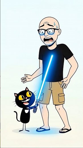Star Wars Cat Threatens Star Trek Fan | JayMo & Rippy #StarWarsDay #AdultCartoon
