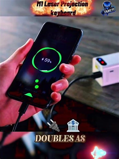 This Tiny Cube is a Keyboard, Mouse, and Power Bank?! #gadgets #keyboard