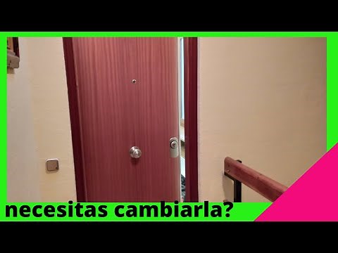 Como poner una PUERTA BLINDADA🚪🚪PUERTA DE ENTRADA