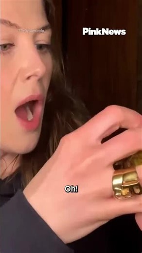 English actress Rosamund Pike had sapphic fans of hers blushing after she posted a video to her