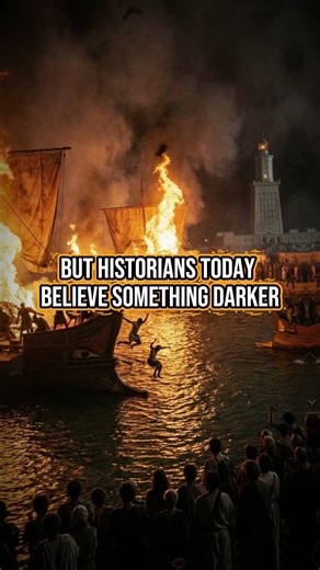 Who Really Burned the Library of Alexandria #history #historyfacts #mysteryinside