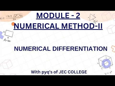 Numerical Differentiation