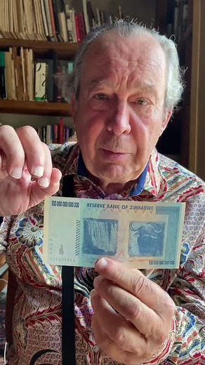 Billete de cien trillones: Curiosidades de la colección