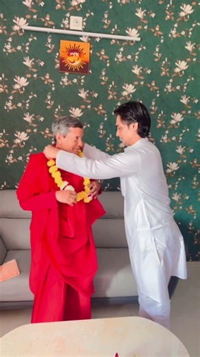 The Guru of Gurus, revered Swami Karmaveer Ji Maharaj, fortunately visited our house today #trean...