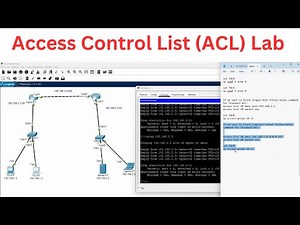 Basic Access Control List Lab in CISCO Packet Tracer