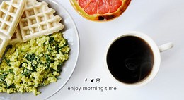 Enjoy your breakfast - Template by Nicepage