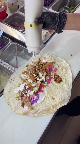 Old School Chicken Shawarma 😋 #shawarma #food