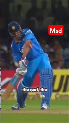 "MSD’s Helicopter Shot: The Shot That Shook the World 🌪️🔥 #MSDhoni #CricketLegend"