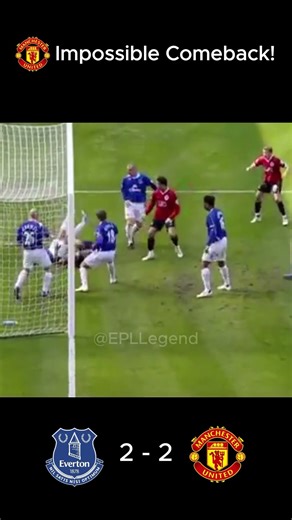 MAN UTD COMEBACK Used To Be Inevitable 😢 #shorts