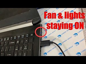 How To Fix Fan and lights staying ON even after shutdown in Windows 10