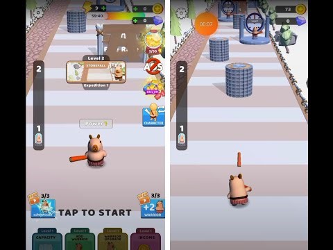 Capybara Run Warriors Race - Gameplay walkthrough 1