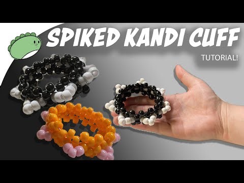 Spiked Kandi Cuff Tutorial!