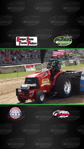 Pro Pulling League on Instagram: ""Just Fuelin Around" Hot Farm Tractor competing during @badgerstatetractorpullers action! #ProPulling #PoweredByScience #IHRA"