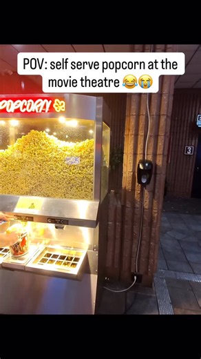 Raphael Maleh 🎺🔊 on Instagram: "POV: self serve popcorn! 🍿😱"
