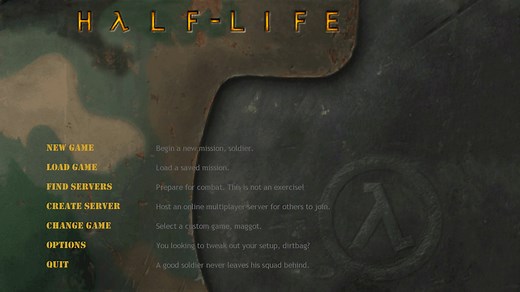 Widescreen WON/Anniversary-Style Menu for Opposing Force (Steam) addon