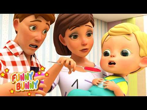 Sick Song | Kids Song & Nursery Rhymes | Funny Bunny Compilation
