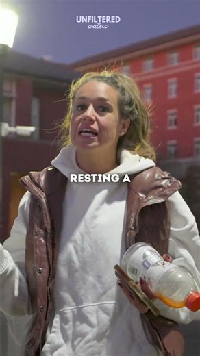 Katie & Beisel showed up for a day in the life with the UVA swim program #UnfilteredWaters #Swimming