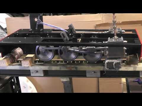 Make a Miniature Steam Locomotive Series ( Axle Pump Fitting & Testing pumping water ) "mr factotum"