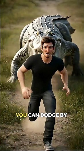 How to Survive a Crocodile deadly Attack #animals #crocodile #shorts