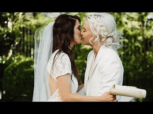 LESBIAN WEDDING | Two beautiful brides 💍#lgbt #lesbian #wedding