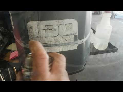 How to restore decals, stickers, or faded plastics in minutes using clear coat