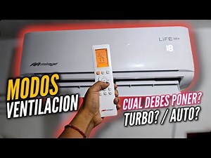 Mirage LIFE12+ | Ventilation Modes (Low, Medium, High, Turbo, Auto)