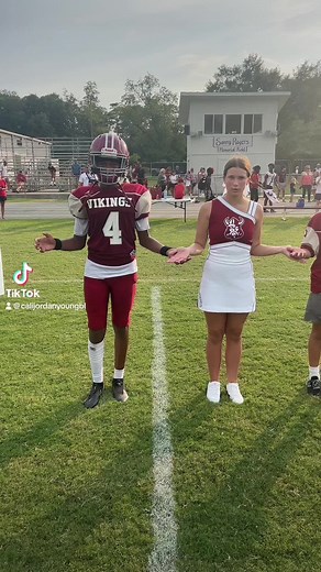 Let’s go, HMS football players and cheerleaders! 🏈📣 #thevikingway #lowndescountyschools #onelowndes #vikingsonthemove #fridaynightlights #footballfriday #hahira #cheerleadersoftiktok