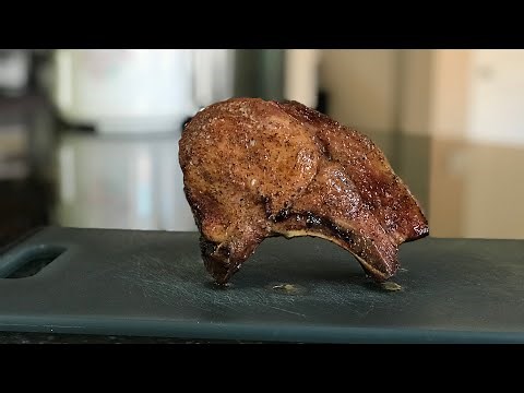 Smoked double thick cut PORK RIBEYE CHOPS on the PIT BARREL COOKER! BIG SHTICKS!!