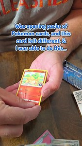 My card transformed! #pokemon #pokemontcg #poormanscomfortfood #pokemoncards | Clinton Svatos