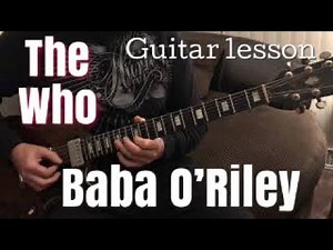 Baba O’Riley Guitar Lesson