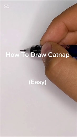 How To Draw Catnap Easy