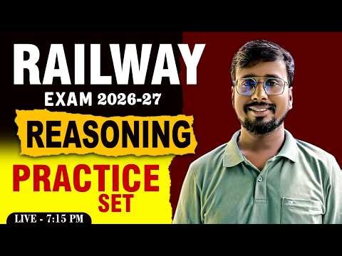 Reasoning Practice Set Volume 18 | By Animesh Sir | RRB NTPC, Group D, ALP, Technician