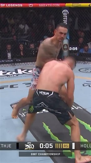 The moment MMA stood still 😳 #UFC300 | UFC