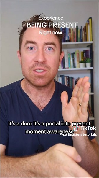 Try this as a guided meditation. I say 2-3 mins but it's really like 4. This will work! Give it a shot. #presentmomentawareness #presentmoment #wisdom #spiritualawakening #spirituality #thishashtagdoesntexist
