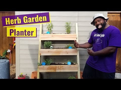 DIY Vertical Herb Garden Planter