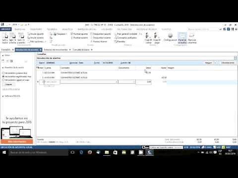 Contasol 07. Create, modify, duplicate and delete entries