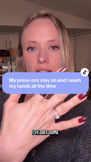 The color on these is perfect (I got the wine red) and I love the length (I’m a contact lense wearer). But the best part is they haven’t popped off since I put them on, and I wash my hands constantly @CurvLife #curvlife