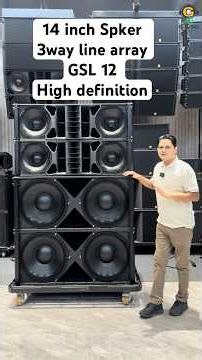 GSl Line array 3way review by G-Audio India .