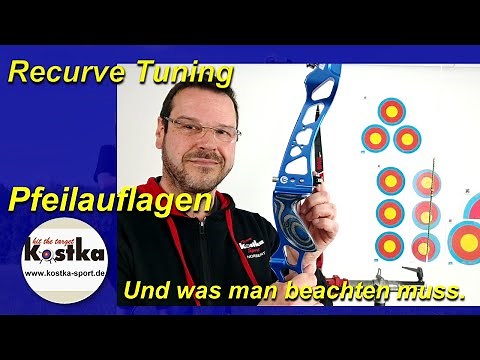 Recurvebogentuning - Pfeilauflage einstellen
