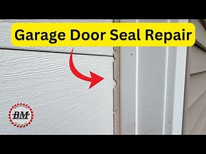Easy Garage Door Weather Stripping Replacement