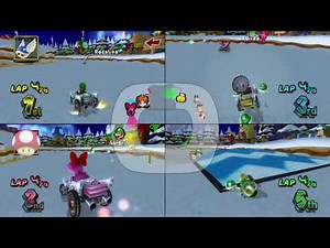 Mario Kart Wii Custom Tracks ✦ 4 Players #102